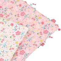 Tissu Popeline Florale Large et Respirant en Coton pour Textiles de Maison, Vêtements pour Filles et Projets d'Artisanat