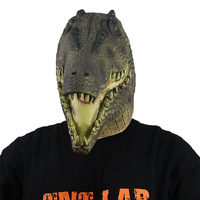 Masque de crocodile effrayant pour Halloween et Noël, masque intégral pour fête, carnaval, étiquette privée, masque en latex personnalisé