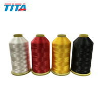 70D/2 Polyester Yüksek Dayanımlı Dikiş Makinesi İpliği, Dikiş İçin Bükümlü İplik, Un Değirmeni İpliği