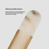 Lampe murale en albâtre naturel au design postmoderne pour couloir, salon, chambre à coucher, chevet
