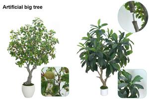 Plantas de maceta grande de plástico Árbol de níspero <span class=keywords><strong>artificial</strong></span> para decoración del hogar Diseño desmontable para interiores y exteriores - Product Image 4
