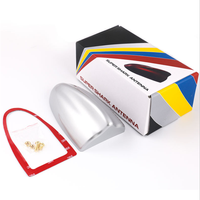 Antenne de voiture universelle JDM Racing noire Super Shark Fin avec fonction AM FM et base adhésive
