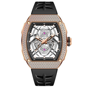 Vendeur chaud pour la marque suisse ROSDN G2709 SPIDER luxe diamant automatique montre en acier inoxydable 24mm largeur de bande résistant à l'eau <span class=keywords><strong>Miy</strong></span> - Product Image 3