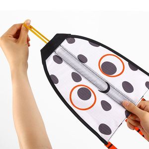 Outdoor fun cartoon rainbow flying kite Color painting kite custom diy kites