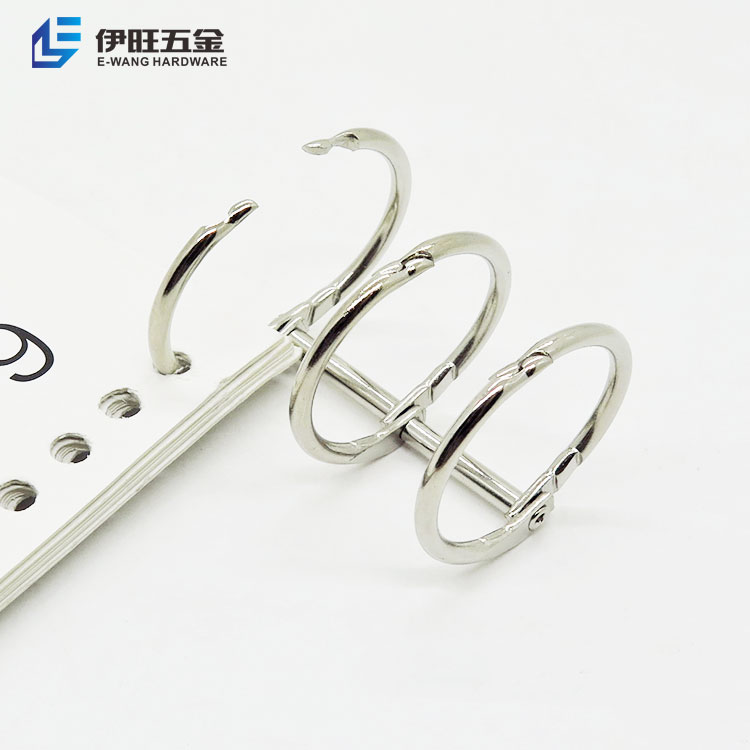 YIWANG Серебряный Металл 1 дюйм 3 кольца свободный лист календарь Скрапбукинг связующее кольцо