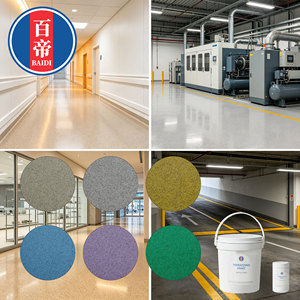 Peinture époxy colorée pour sols de garage, haute résistance à l'usure, peinture pour sols en marbre, peinture pour sols en béton, peinture autolissante - Product Image 3