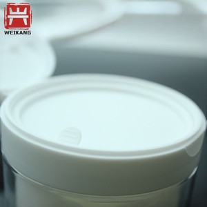 Pot en plastique de 200 ml et 250 ml avec couvercle à clapet pour tampons de coton, masques faciaux, lingettes humides et emballages cosmétiques pour soins de la peau - Product Image 3
