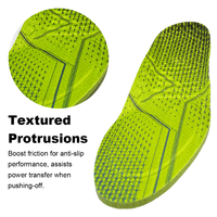 Semelles orthopédiques respirantes en PU AureRight, thermoformables, écologiques, avec coussinets de soutien de la voûte plantaire et stabilisateur de talon pour la course à pied