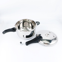 Vente chaude Cuisinière à gaz et à induction Pot poli Autocuiseur en acier inoxydable