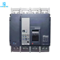 Disjoncteur à boîtier moulé NS1600N 4P 1600A, disjoncteur électronique de protection pour la distribution d'énergie industrielle