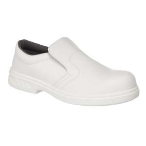 PORTWEST - FW81WHR - Steelite S2 zapato de seguridad blanco sin cordones - Product Image 1