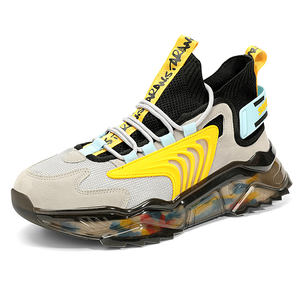 男性用カジュアルシューズ厚いソロスニーカー靴下スタイルアッパーサイズ38-46 - Product Image 6