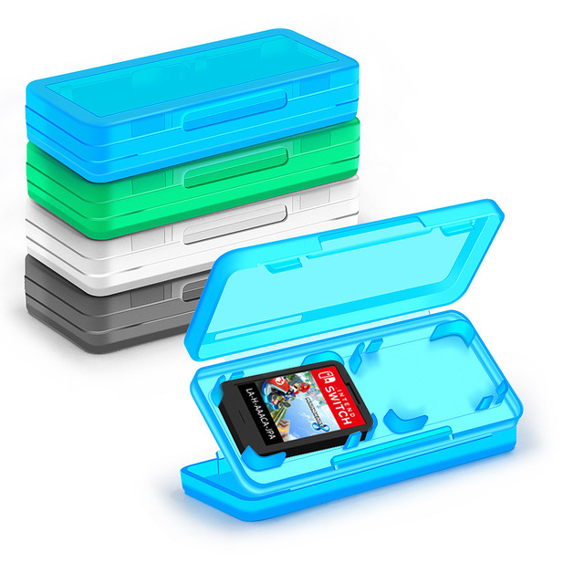Multiple Colour 4 in 1 Portable Game Card Storage Protection Case Box for Nintendo OLED Switch NS Lite Game Card Organizer