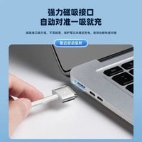 Câble PD3.1 USB C vers 2m 140w pour Macbook Pro Air 13 14 16 M2, charge en nylon 140W pour câble Mag.