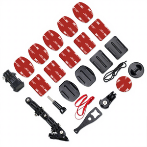 Support de mentonnière pour casque de moto GoPro 12 avec tige d'extension non doublée 3M (accessoires, logo personnalisable) - Product Image 1