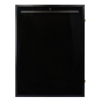 Grande boîte d'ombre de maillot de Sport, support mural noir, cadre en Jersey MDF, vitrine pour Baseball, basket-ball, Football