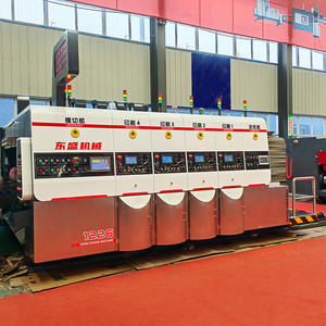 Uống hộp carton Máy làm flexo 2 màu máy in cho đóng chai đồ uống dòng nước trái cây sữa nước carton sản xuất - Product Image 4