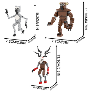 MOOXI <span class=keywords><strong>Game</strong></span> MOC1670-1673 le Hibou Ram, Animaux Hostiles, Mamouth, Entités Secrètes, Blocs de Construction, Jouets Éducatifs pour Enfants - Product Image 6