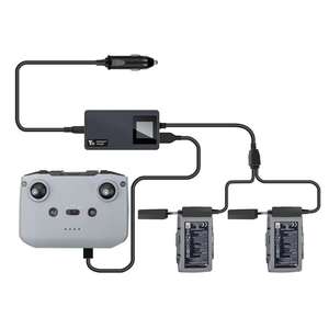 Chargeur de voiture pour drone DJI <span class=keywords><strong>Mavic</strong></span> <span class=keywords><strong>Air</strong></span> 2 / <span class=keywords><strong>Air</strong></span> 2S, affichage numérique, chargeur rapide double batterie - Product Image 2