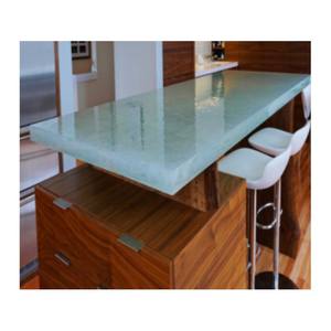 ISO9001 approvato controsoffitti in vetro temperato riciclato con spessore personalizzato decorazione industriale A grado incavo per Hotel da bagno - Product Image 2