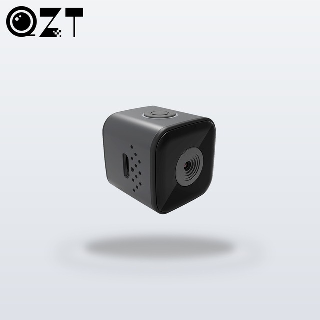 QZT Mini Magnetic Compact Monitor Cam Desktop Cube 1080P Rechargeable Indoor for Office