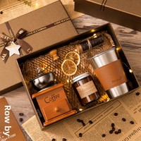 Coffret Cadeau Machine à Café Moderne – Souvenir d'Entreprise Haut de Gamme, Cadeau d'Anniversaire Créatif pour Petite Amie, Meilleure Amie – Pratique et Tendance Instagram