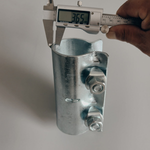 Prix usine Matériaux de construction : Étrier fixe forgé à chaud BS1139/EN74, Étrier pivotant, Raccord d'échafaudage, Étrier fixe, Raccord pivotant - Product Image 2