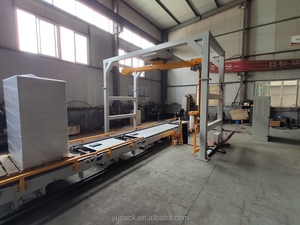 Trượt căng phim <span class=keywords><strong>wrapper</strong></span>/Bọc/On line hoàn toàn tự động Pallet máy bao bì với cánh tay quay - Product Image 5