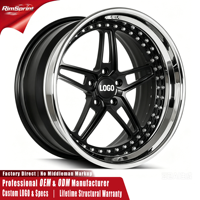 Jantes en alliage forgé OEM Cinque 15-24 pouces 5x112 5x120 5x114.3 pour AMG GT BMW M4 M3 M550i G32 Audi RS5 A6 Corvette C8