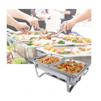 Matériel de cuisine pour restaurants et hôtels : Réchauds de buffet à couvercle roulant, présentoirs chauffants pour aliments, ensembles de buffet, chafing dish, marmites chauffantes