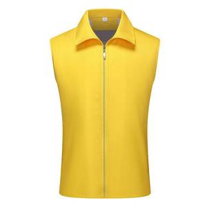 Gilet rouge double couche unisexe, uniforme de travail, vêtements pour activités de bénévolat - Product Image 2