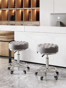 Matériel de <span class=keywords><strong>salon</strong></span> de beauté MY, mobilier de coiffure, tabouret roulant hydraulique réglable, chaise de beauté pour coupe de cheveux - Product Image 4