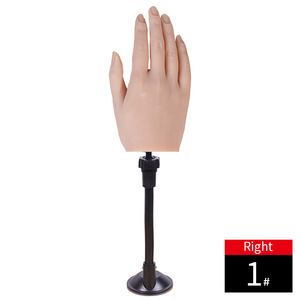 Maniquí articulado y flexible <span class=keywords><strong>de</strong></span> silicona para práctica <span class=keywords><strong>de</strong></span> manicura artística - Product Image 6