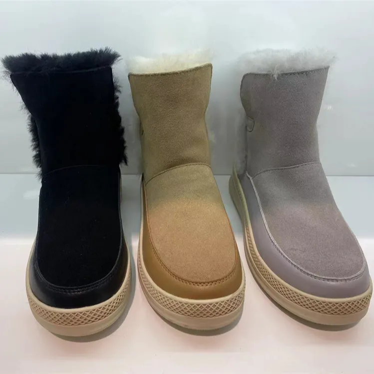 Botas femininas de inverno, botas femininas quentes de alta qualidade, de algodão, confortáveis, botas de neve para mulheres, longo, para o inverno