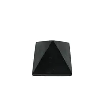 Natural para pirámide de cristal tallado, artesanía popular, color negro, Shungite, decoración Feng Shui, venta al por mayor