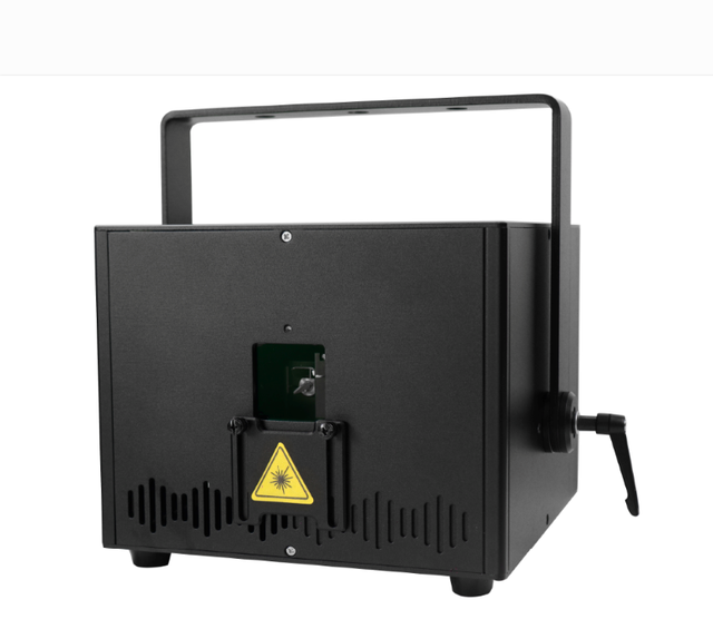 Best 10w  Stage DJ DMX RGB 3D Animation Projector Full Color ILDA Laser Light Show with Text Logo Effect