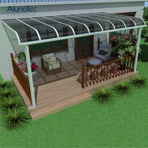 Copertura <span class=keywords><strong>per</strong></span> Balcone e Patio <span class=keywords><strong>in</strong></span> <span class=keywords><strong>Policarbonato</strong></span> con Tettoia Impermeabile <span class=keywords><strong>in</strong></span> Alluminio - Product Image 5