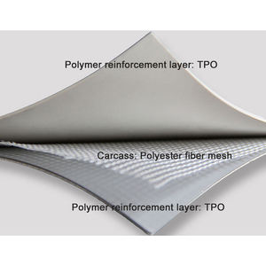 Pegatina <span class=keywords><strong>para</strong></span> reparación de fugas de techo, cinta adhesiva de sellado, impermeabilización de butilo, <span class=keywords><strong>membrana</strong></span> impermeable Tpo <span class=keywords><strong>autoadhesiva</strong></span> de 1,5 Mm - Product Image 2