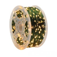 Guirlande lumineuse LED à basse tension en fil de cuivre vert avec télécommande pour la décoration de l'arbre de Noël, des mariages et des fêtes