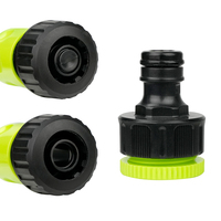 Kit de raccords rapides en plastique ABS 3/4 pouce pour tuyau d'irrigation agricole avec arrêt, pour système d'irrigation de jardin