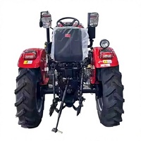 Precio de Tractores en China, Venta al por Mayor de Tractores Compactos de Cuatro Ruedas 4x4 de 50hp y 60hp para Granjas y Jardines