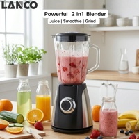 NK-B149 Elektrische RVS Blender voor Smoothies, Shakes, Puree, IJs & Bevroren Fruit 1000W