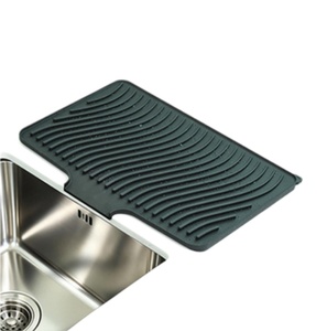 <span class=keywords><strong>Tapis</strong></span> de séchage de vaisselle en <span class=keywords><strong>silicone</strong></span> LifeTop pour comptoir de cuisine, <span class=keywords><strong>tapis</strong></span> de drainage suspendable antidérapant avec drain intégré - Product Image 6