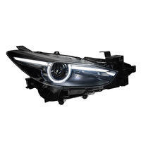 Ensemble de phares à LED avec lentille laser pour Mazda 3 Axela 2017-2019, DRL LED, Plug and Play, pièces de rechange automobiles, kit de modernisation