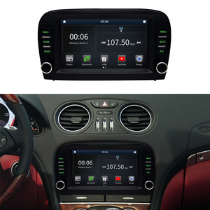 LELV Linux FMercedes Benz Sl R230 Sl350 Sl500 Sl55 Sl600 2001 <span class=keywords><strong>Lecteur</strong></span> multimédia automobile <span class=keywords><strong>Android</strong></span> avec GPS DSP Carplay <span class=keywords><strong>Audio</strong></span> Bluetooth - Product Image 1
