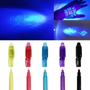 KHY-Bolígrafo mágico con luz LED UV, bolígrafo de tinta Invisible, barato, venta al por mayor