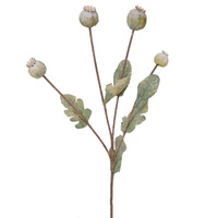 Groothandel 4 Vorken Natuurlijk Schuim Bessenbloem Tak Kunstmatige Papaver Fruit Voor Thuis Tafel Bruiloft Feest Decoratie