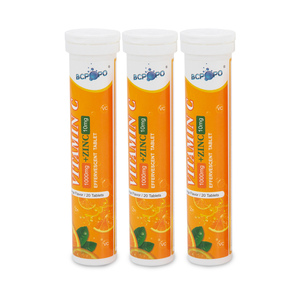 Biochealth GMP rasa Halal oranye Vitamin C + Tablet Effervescent seng, membantu mendukung sistem imun Anda - Product Image 3
