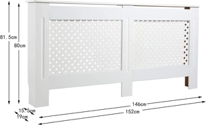 Rivestimento del radiatore <span class=keywords><strong>in</strong></span> <span class=keywords><strong>legno</strong></span> di colore bianco dipinto MDF per soggiorno mobili a nido d'ape - Product Image 3