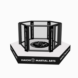 <span class=keywords><strong>Cage</strong></span> de MMA standard de compétition, 9 mètres, style hexagonal avec passerelle, <span class=keywords><strong>cage</strong></span> de MMA hexagonale de type surélevé, <span class=keywords><strong>cage</strong></span> de MMA hexagonale pour le <span class=keywords><strong>combat</strong></span> - Product Image 1